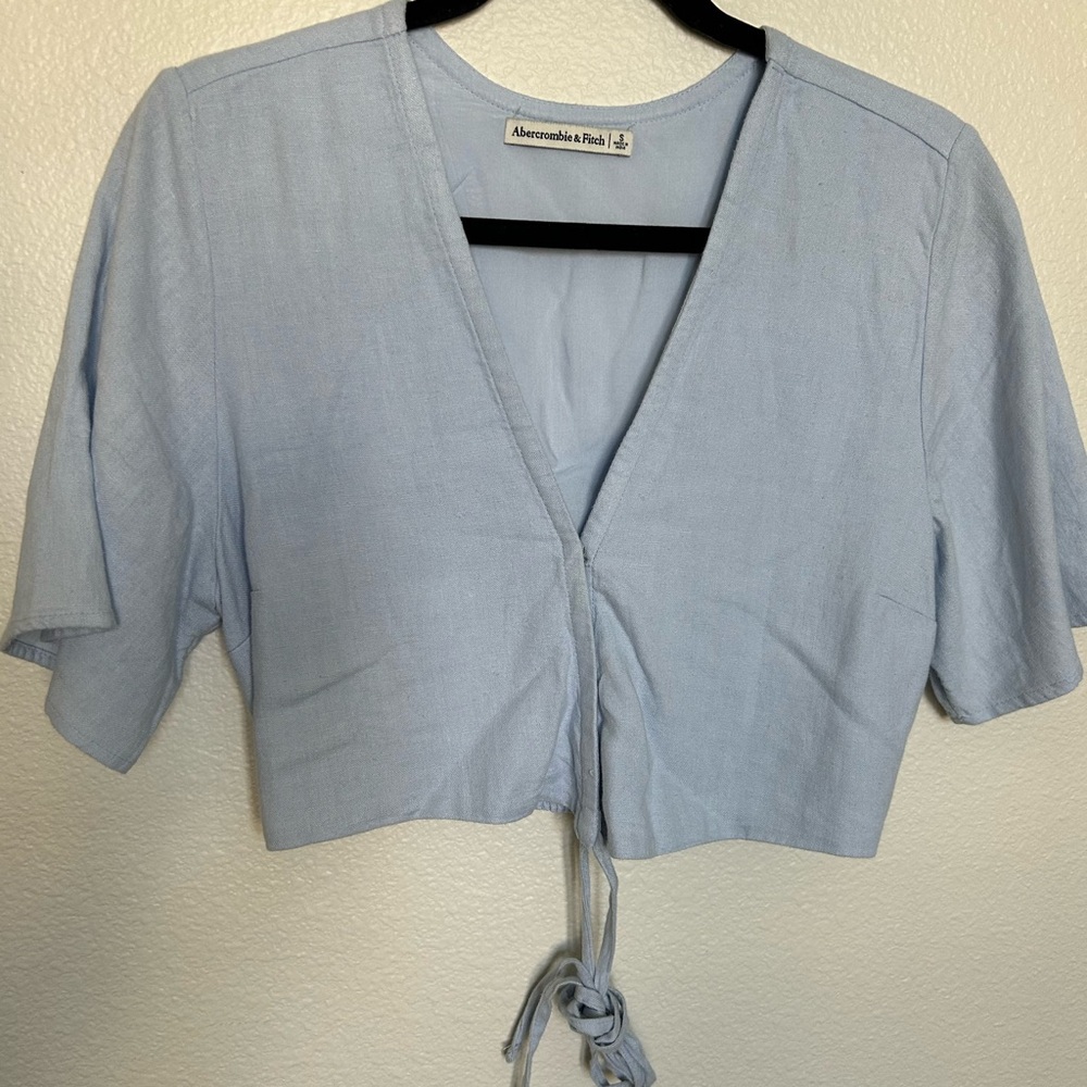 Abercrombie & Fitch Light Blue Women's Top
